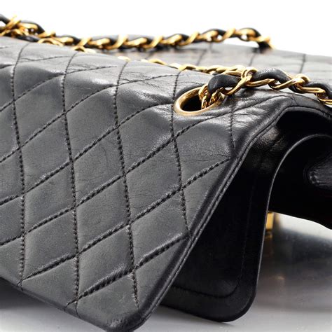 how to clean lambskin chanel bag|Chanel lambskin classic flap bag.